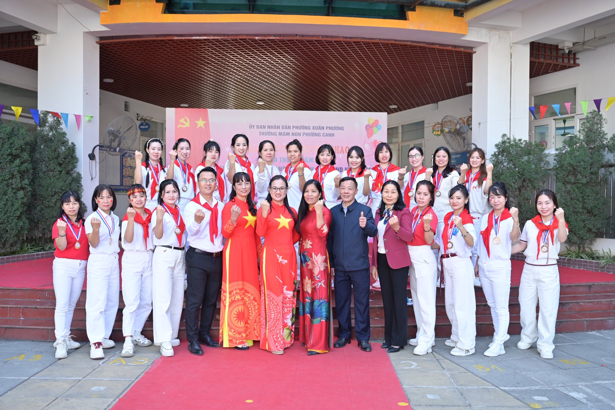 Hội khỏe phù đổng trường MN Phương Canh